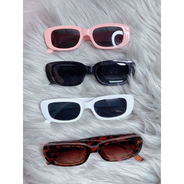 Kính vuông cho bé - Kính mắt nhiều màu xinh xắn chống tia cực tím UV400 cho bé trai bé gái kiểu dáng Hàn Quốc