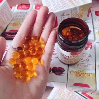 Omega 369 Mirrolla Nga, tốt cho sức khỏe, trắng da, giúp da mịn màng trắng sáng tự nhiên, 1 hộp 100 viên