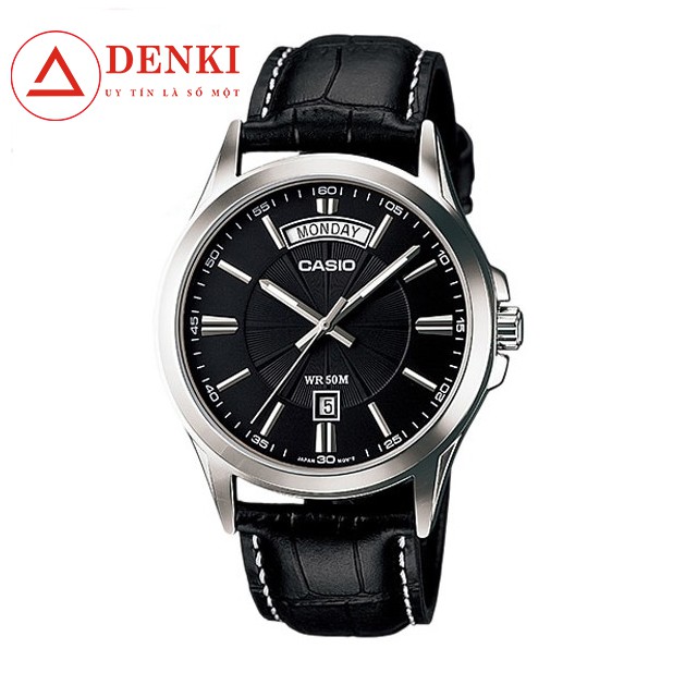 Đồng hồ nam dây da Casio Standard chính hãng Anh Khuê MTP-1381L-1AVDF