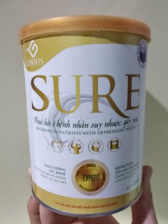 Sữa bột Genius Sure 900gr