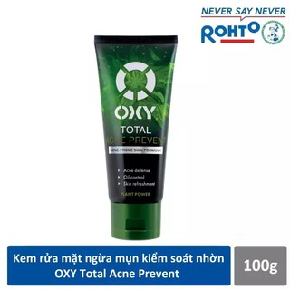 Sữa Rửa Mặt Oxy Ngừa Mụn 100G