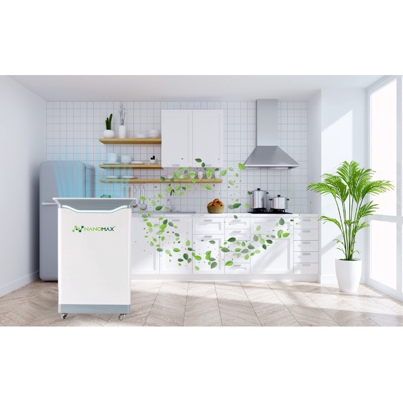 Máy Lọc Không Khí NANOMAX A-01, Bộ Lọc HEPA 4 Lớp Lọc Bụi Mịn, Màn Hình Cảm Ứng Tích Hợp Điện Thoại Thông Minh
