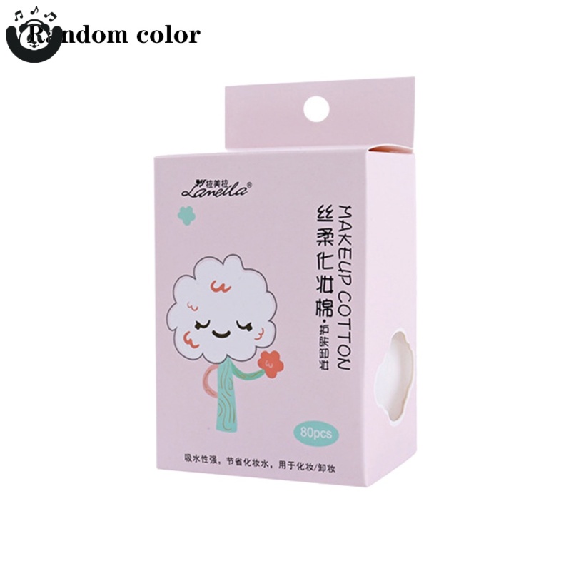 [Hàng mới về] Hộp 80 miếng bông tẩy trang chất liệu cotton