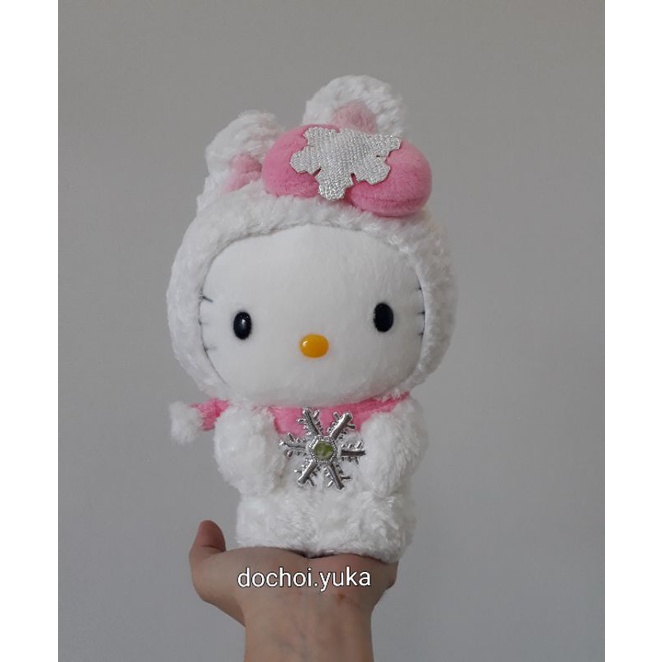 Gấu bông Hello Kitty bông tuyết