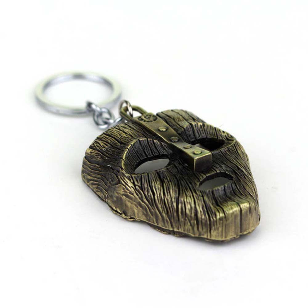 REBUY1 Jim Carrey Móc Khóa Xe Hơi Mặt Nạ Chaveiro Punk Vui Nhộn Phong Cách Halloween