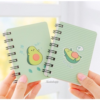Sổ Tay Trái Bơ Cỡ A7 (còn 2 mẫu)