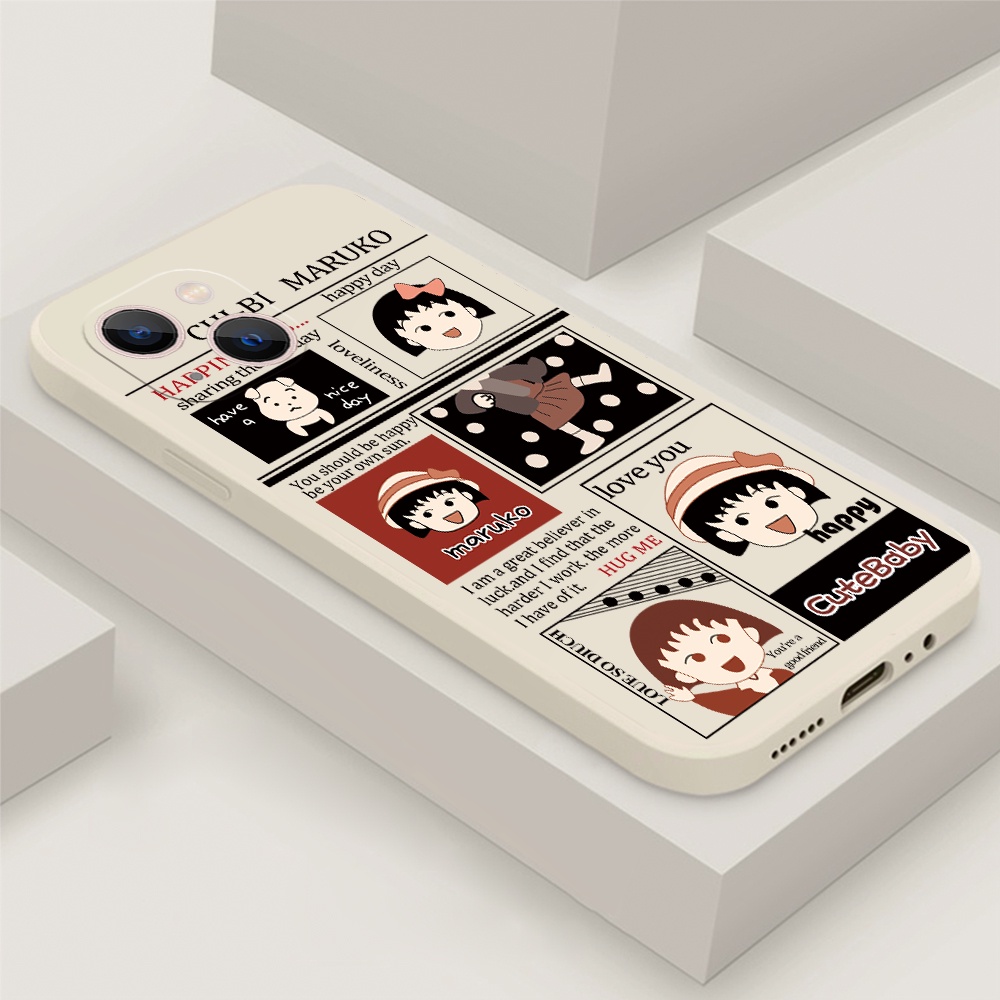 Ốp Điện Thoại Silicon Mềm Hình Em Bé Hoạt Hình Cho iPhone 14 Plus Pro Max 13 12 11 mini Pro Max XS XR X 7 8 SE 6 6S mini Pro