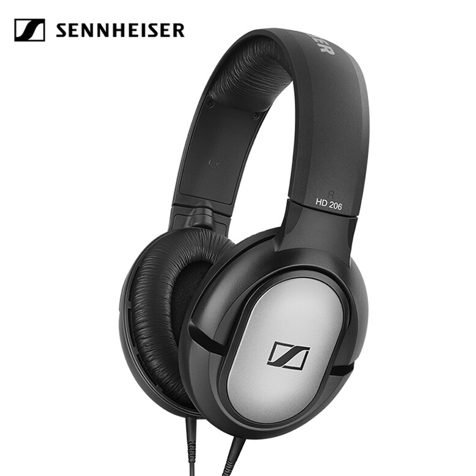 Tai Nghe Nhét Tai Sennheiser HD206 Jack 3.5mm Cách Âm Bass Trầm Thiết Kế Thể Thao Cho IPhone Android