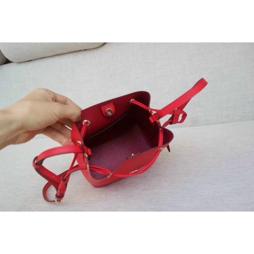 TÚI COACH BUCKET LOGO mini - xuât dư