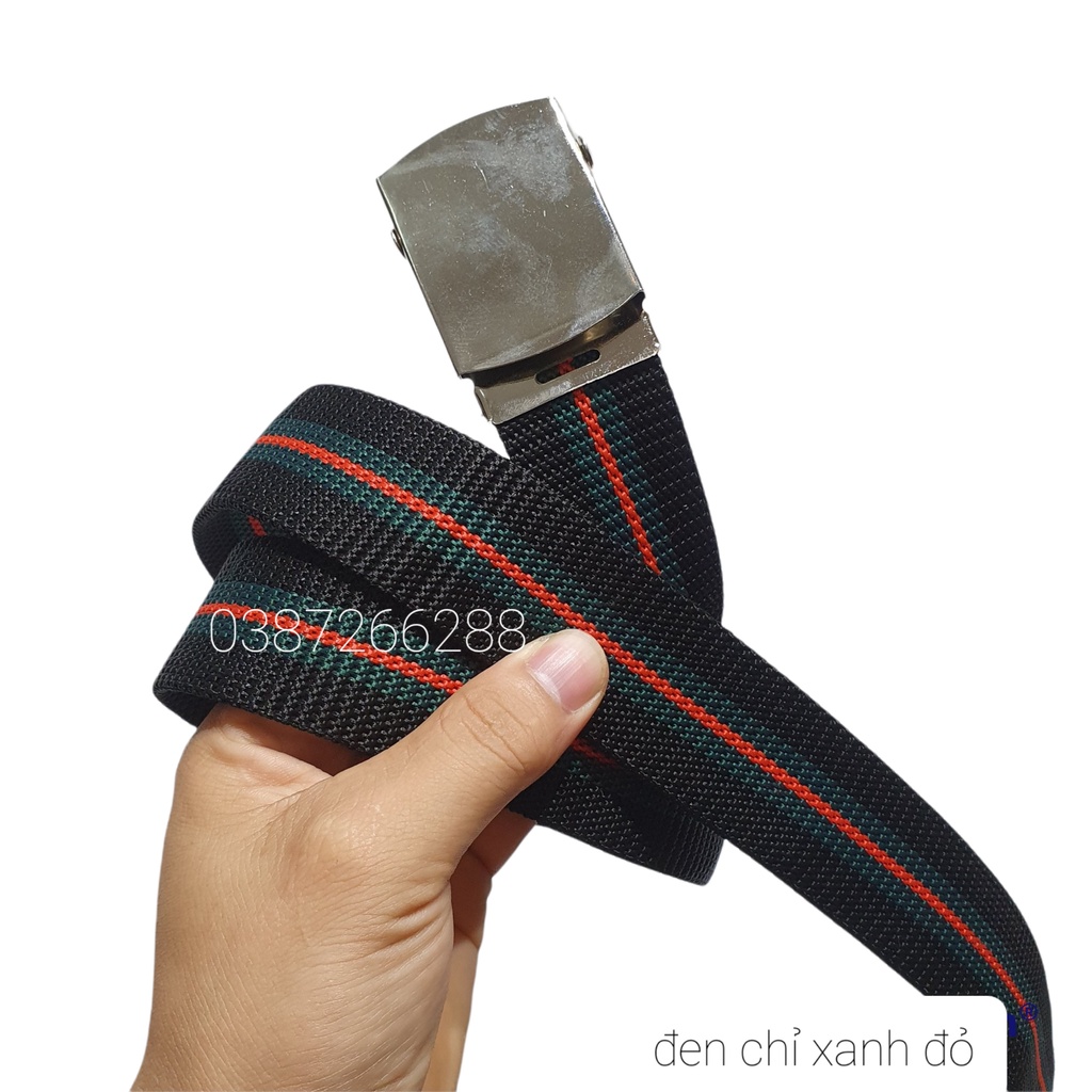 Dây Lưng Nam Vải Dù Phong Cách Cá Tính,12 mẫu thắt lưng nam đẹp vải dù lính mỹ KHÓA LUỒN DÂY