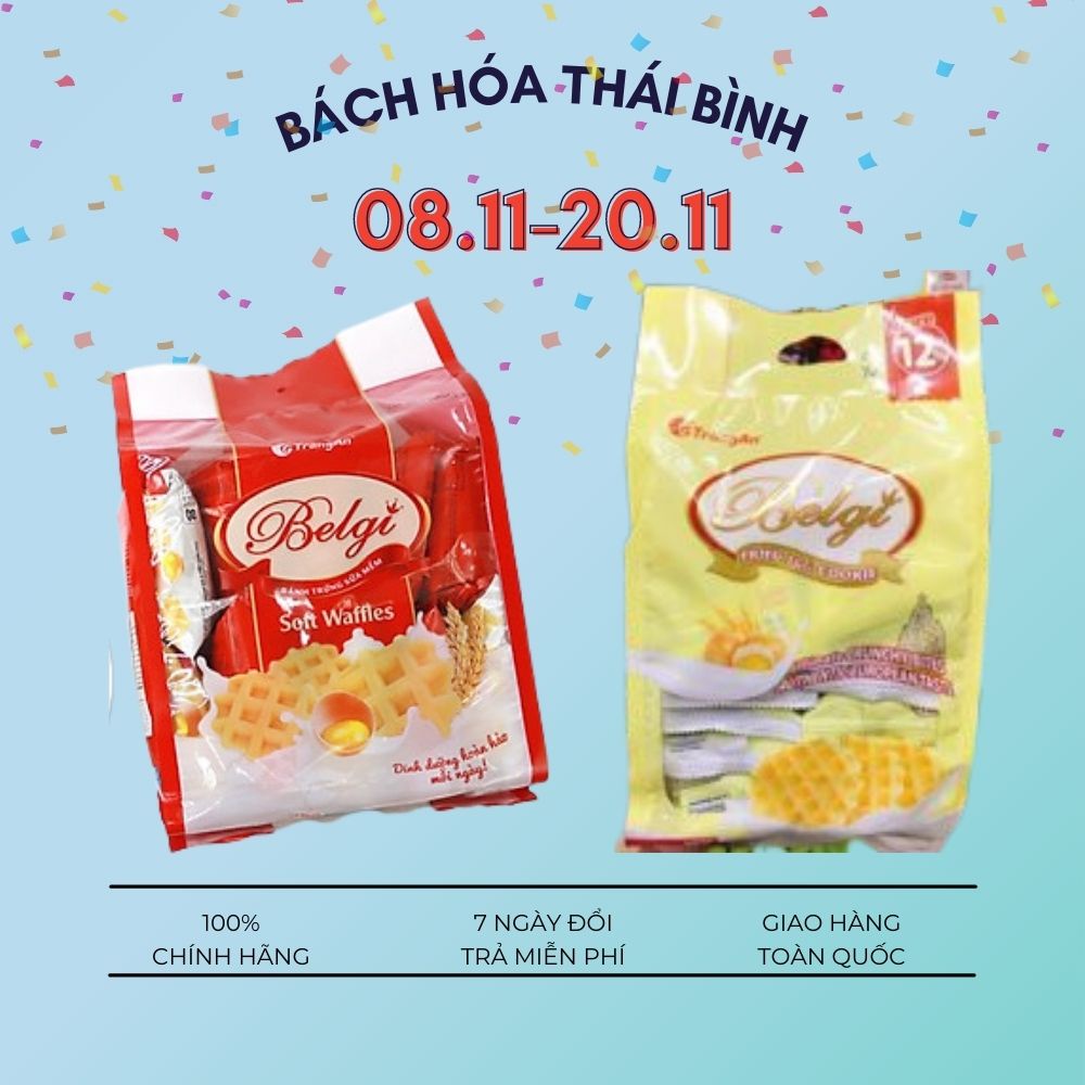 Bánh Trứng Sữa Belgi Tràng An gói 220g