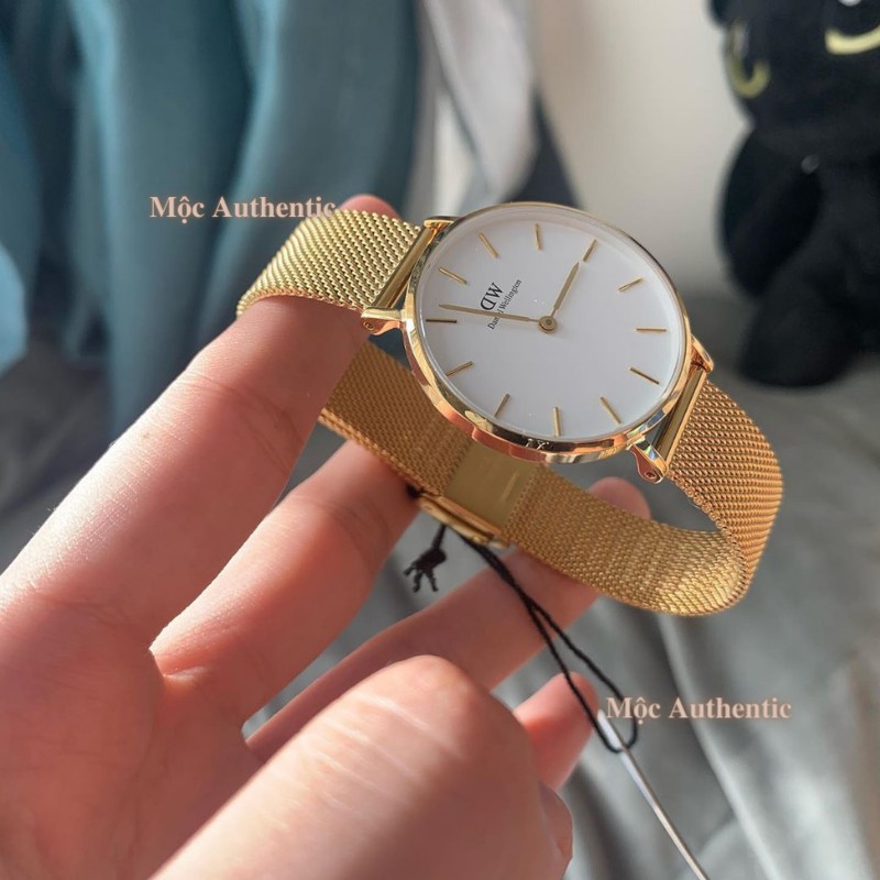 Đồng Hồ DW Petite Evergold Daniel Wellington Chính Hãng Nữ Size 28mm 32mm