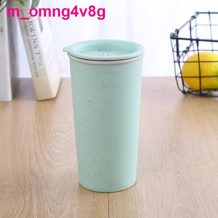 Quảng cáo Cup nhựa Lúa mì tùy chỉnh Cốc thơm tiện dụng Green Wheat Straw Water Nhà sản xuất bán buôn Logo in