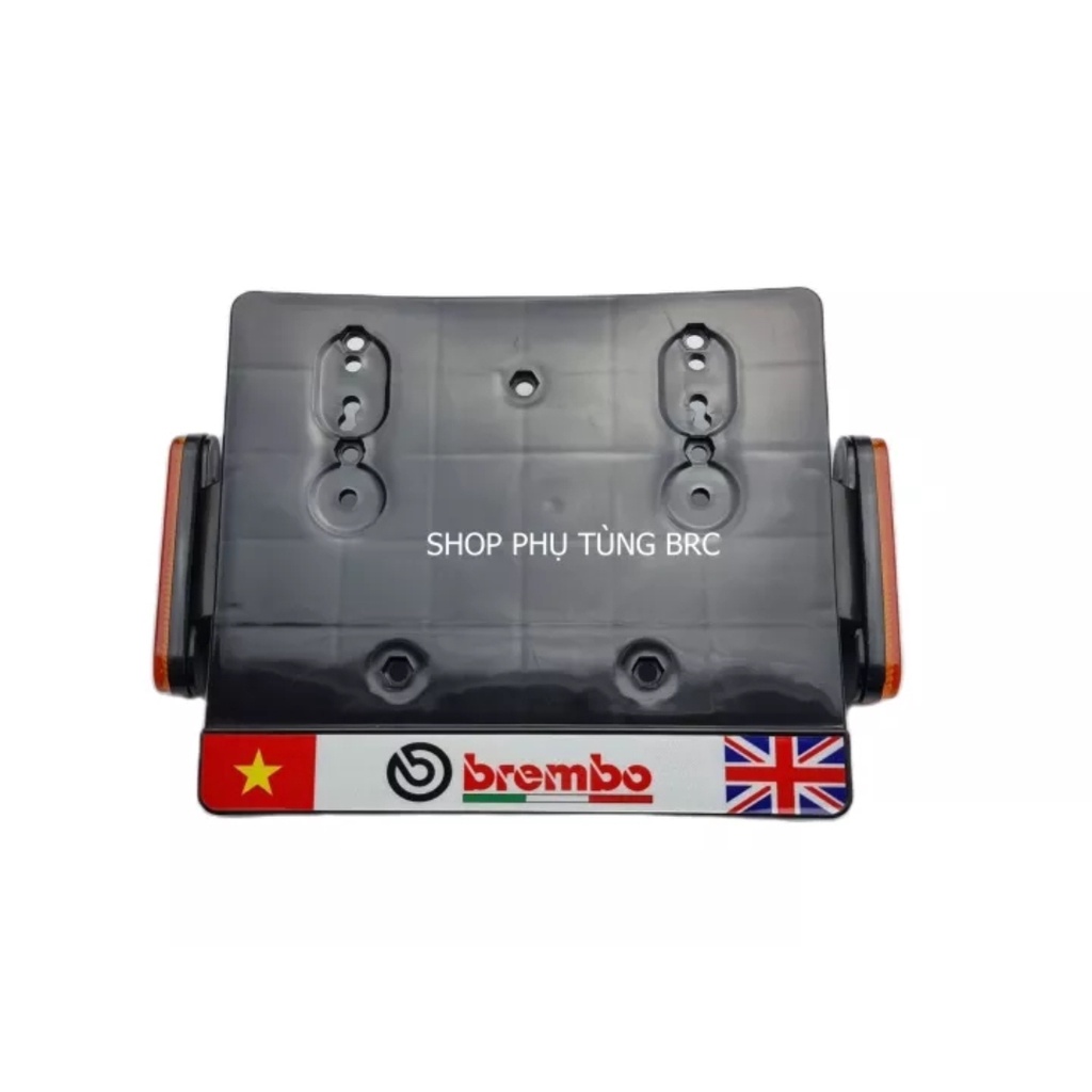 Đế nhựa biển số xe máy