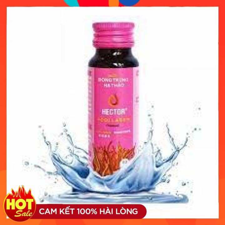 ⚡NHẬP MÃ GIẢM 10%⚡Nước Đông Trùng Hạ Thảo Hector Collagen Hộp 10 Chai Hector Cordyceps Collagen