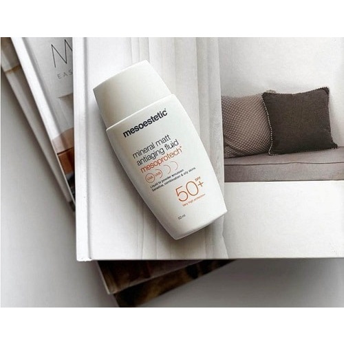 Kem chống nắng Mesoestetic Light Water Antiaging Veil Mesoprotech spf50+