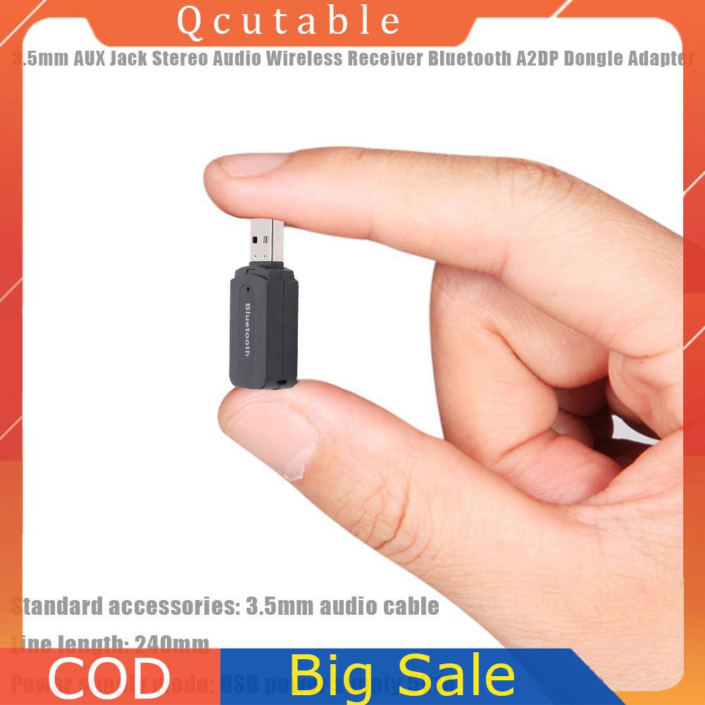 Usb Nhận Tín Hiệu Bluetooth A2Dp Đầu Aux 3.5mm