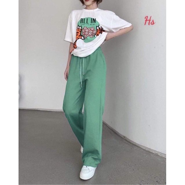 Quần xanh ống xuông HSU1