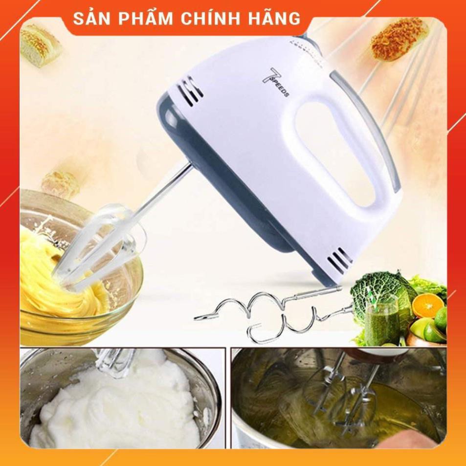 [FREESHIP] Máy Đánh Trứng Cầm Tay Mini Cao Cấp Với 7 Tốc Độ Cực Mạnh - Hoạt Động Êm Ái - Bmart