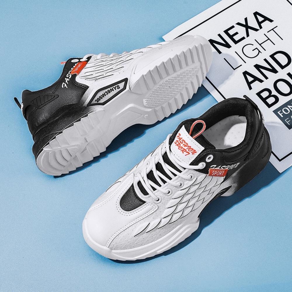 Giày nam phối màu loang vảy sóng siêu ngầu phong cách 2022