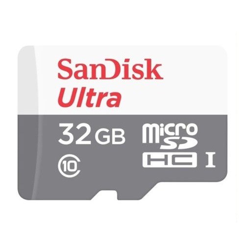 Thẻ nhớ MicroSDHC SanDisk Ultra 533X 32GB 80MB/s - Model 2017 (Trắng bạc)