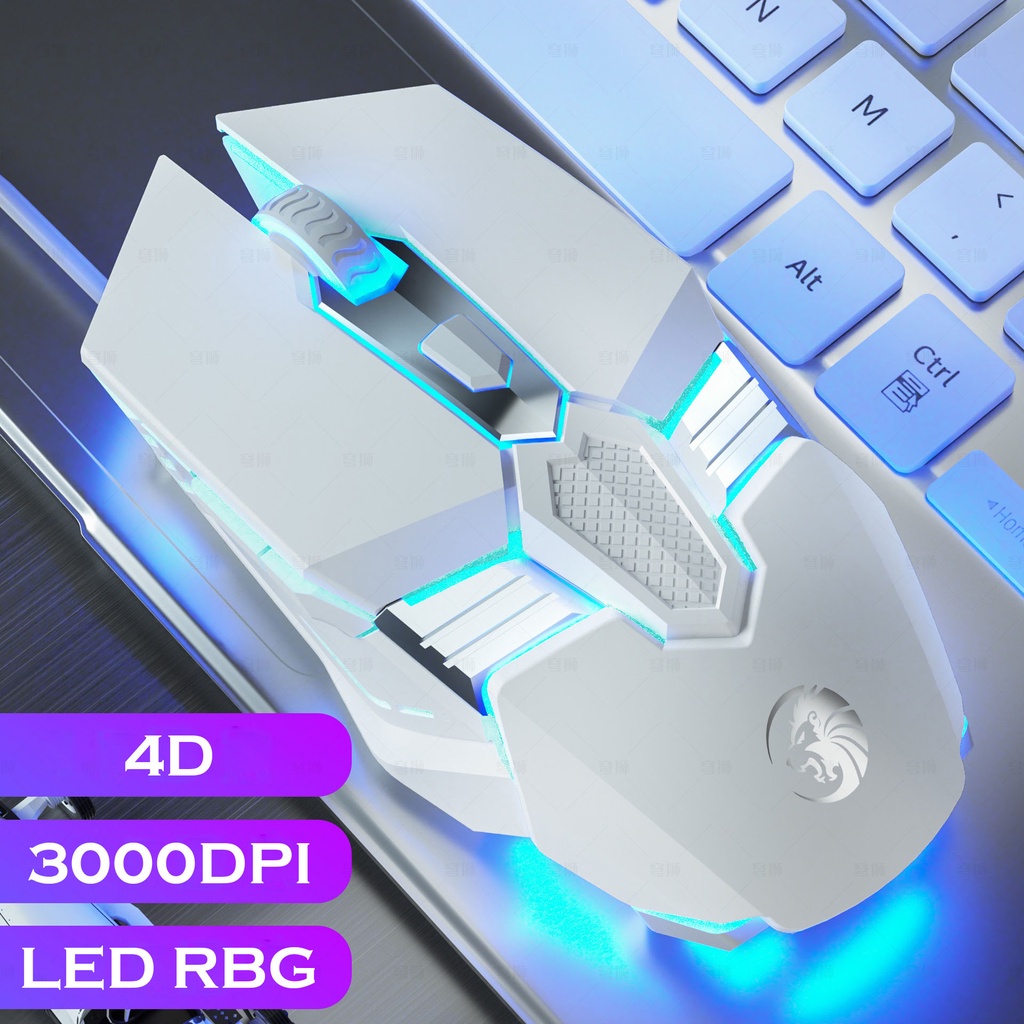 Chuột Cơ Học Có Dây LionKing Dùng Chơi Game, Văn Phòng Led Đổi Màu