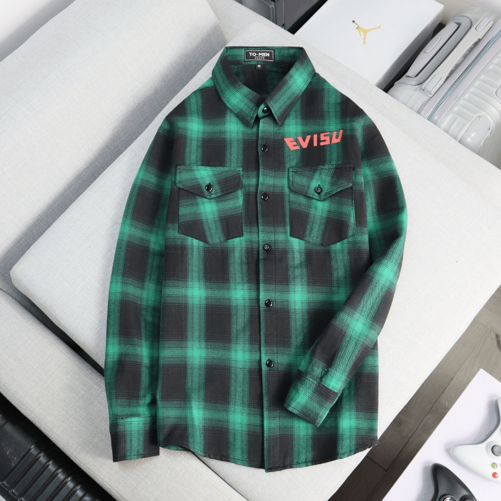 ÁO SƠ MI NAM- ÁO KHOÁC NAM CARO EVISUS NEO NEW THẦN TÀI ẬP VÀO NHÀ SIÊU MAY MẮN- CHẤT VẢI NỈ CARO MỀM MỊN MÁT CỰC HOT