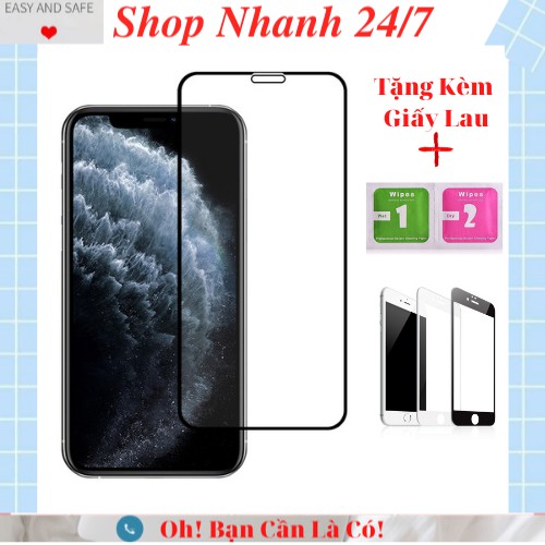 Cường Lực Iphone 10D FULL Màn  Cho Iphone 6/6s/6 Plus/6sPlus/7/8/7 Plus/8Plus/X/Xr/Xs max/ip11/ip11pro/ip11promax