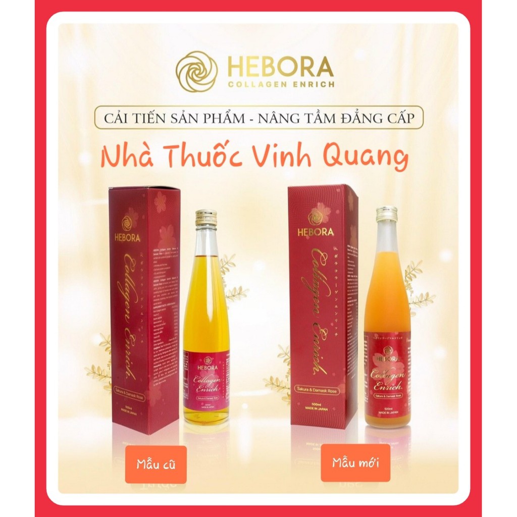 Collagen Hebora Enrich Thủy phân 3in1- Dưỡng da trắng Mịn Tái Tạo Phục Hồi Làn Da Hư Tổn [Cam Kết Chính Hãng] | BigBuy360 - bigbuy360.vn