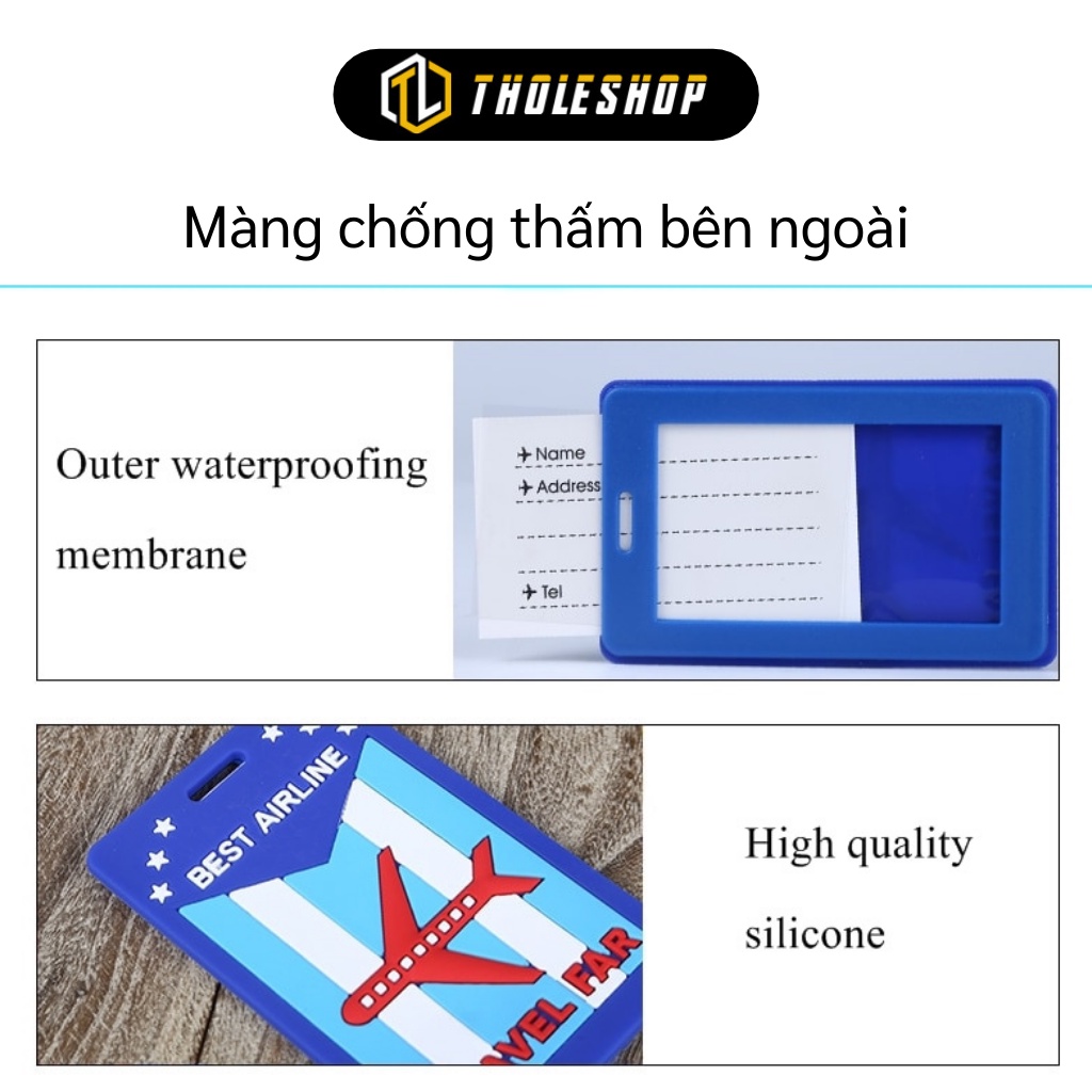 Thẻ Hành Lý - Combo 2 Thẻ Ghi Hành Lý Balo, Vali Nhiều Hình, Chống Nhầm Lẫn, Thất Lạc 3645