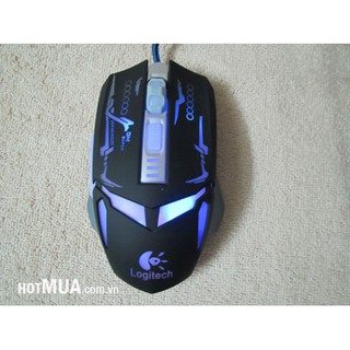 Chuột chơi game loghitech v800 game led