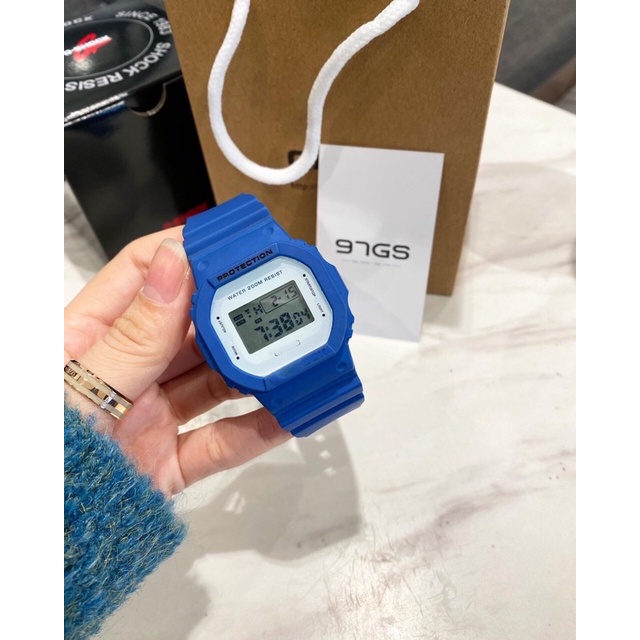 Đồng hồ nam thê thao D. w 5600, chống nước 5ATM fullbox