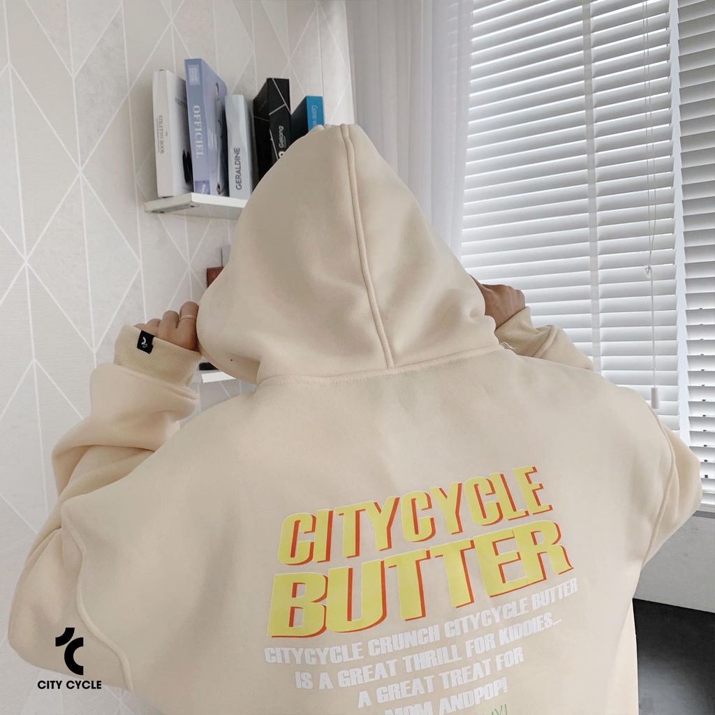 Áo hoodie local brand butter LEILA STORE - áo nỉ dài tay có mũ form rộng dáng unisex | BigBuy360 - bigbuy360.vn