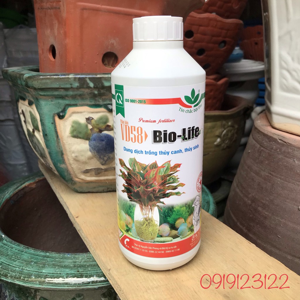 DINH DƯỠNG THỦY CANH BIO LIFE CHAI 1 LÍT