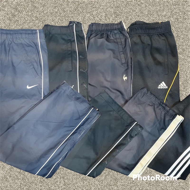 Quần thể thao gió, nỉ unisex 2hand hàng hiệu có big size