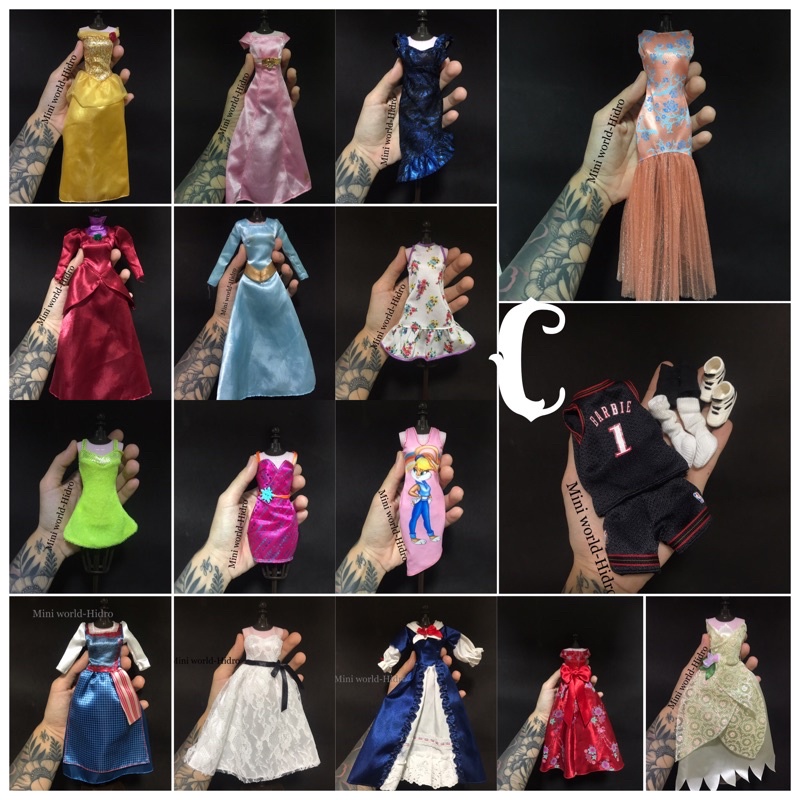 Váy búp bê Barbie chính hãng. Mã váy Barbie C