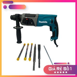 Máy Khoan 3 Chức Năng Makita | Model Hr2470 | Tặng Kèm Bộ 6 Mũi Khoan | Bảo Hành 12 Tháng