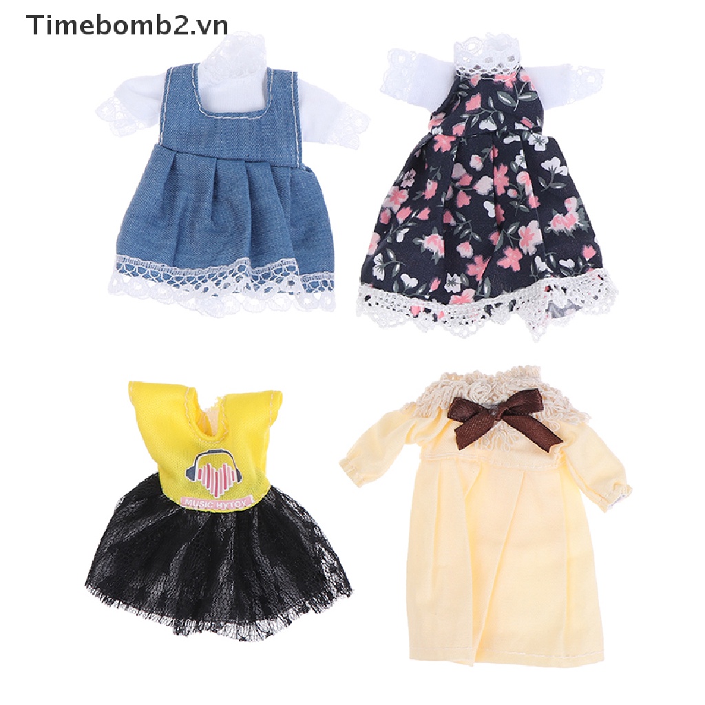 Set 2 Bộ Đồ mini Tỉ Lệ 1: 8 Dành Cho Búp Bê