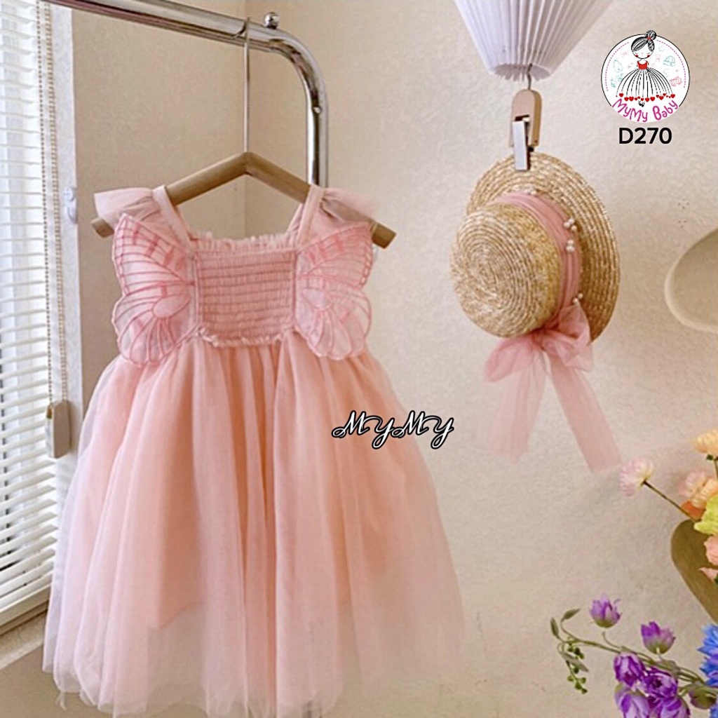 Đầm ren hồng cánh tiên