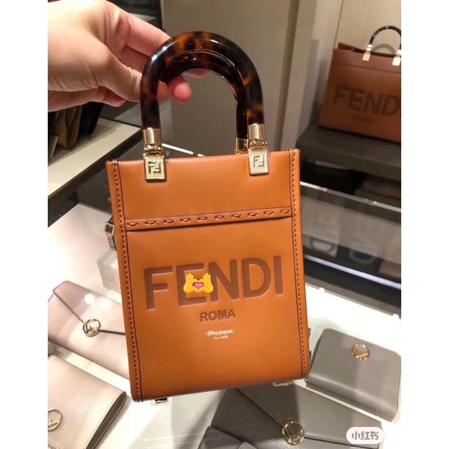 Túi mini Fen di tote full box, Bill cod đầy đủ