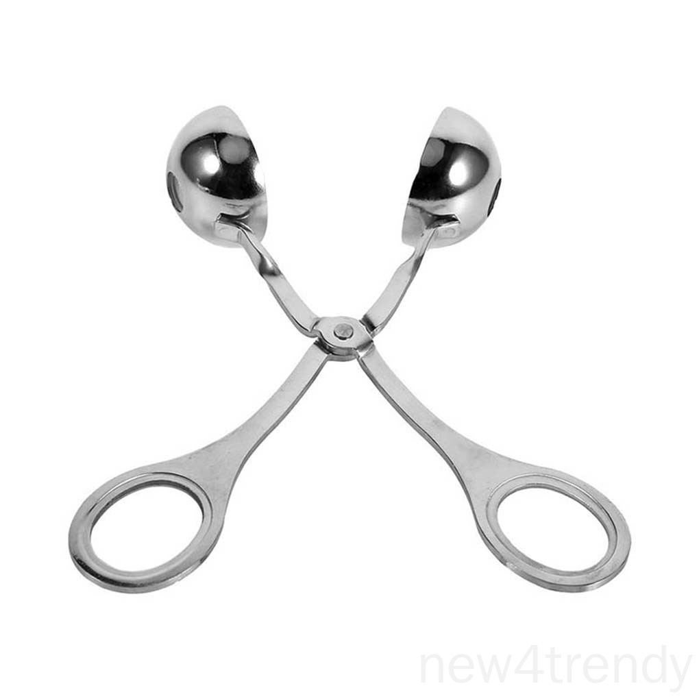 Kẹp làm thịt viên bằng thép không gỉ 4 kích thước nhỏ mới