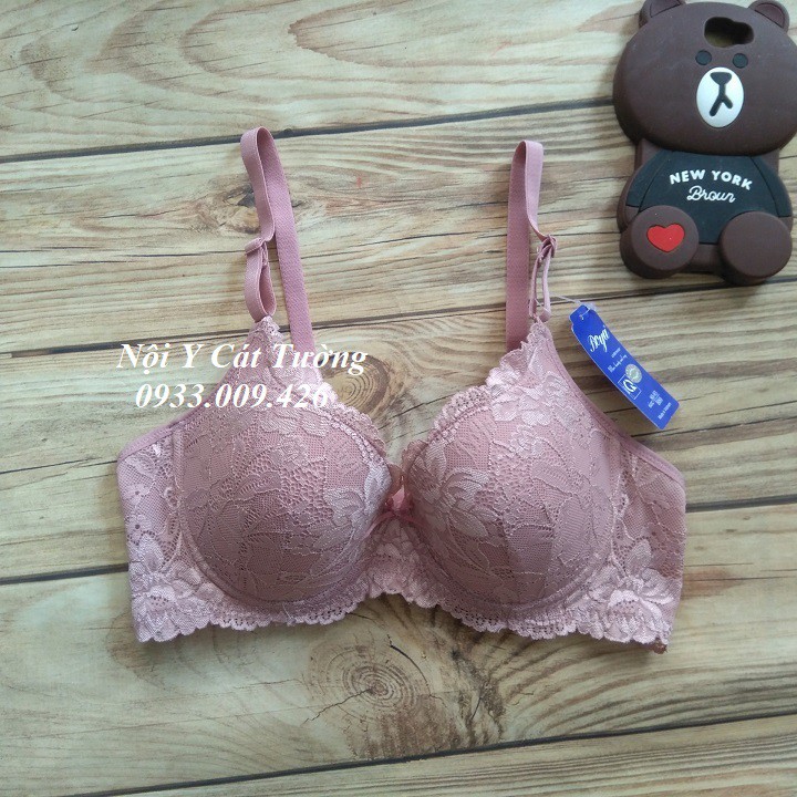 Áo Ngực Boya mỏng ren, 3 móc cài