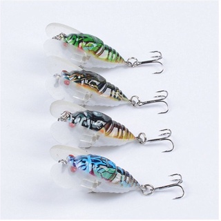 Mồi lure Ve sầu, Ong , Ếch cứng mini siêu nhạy cá