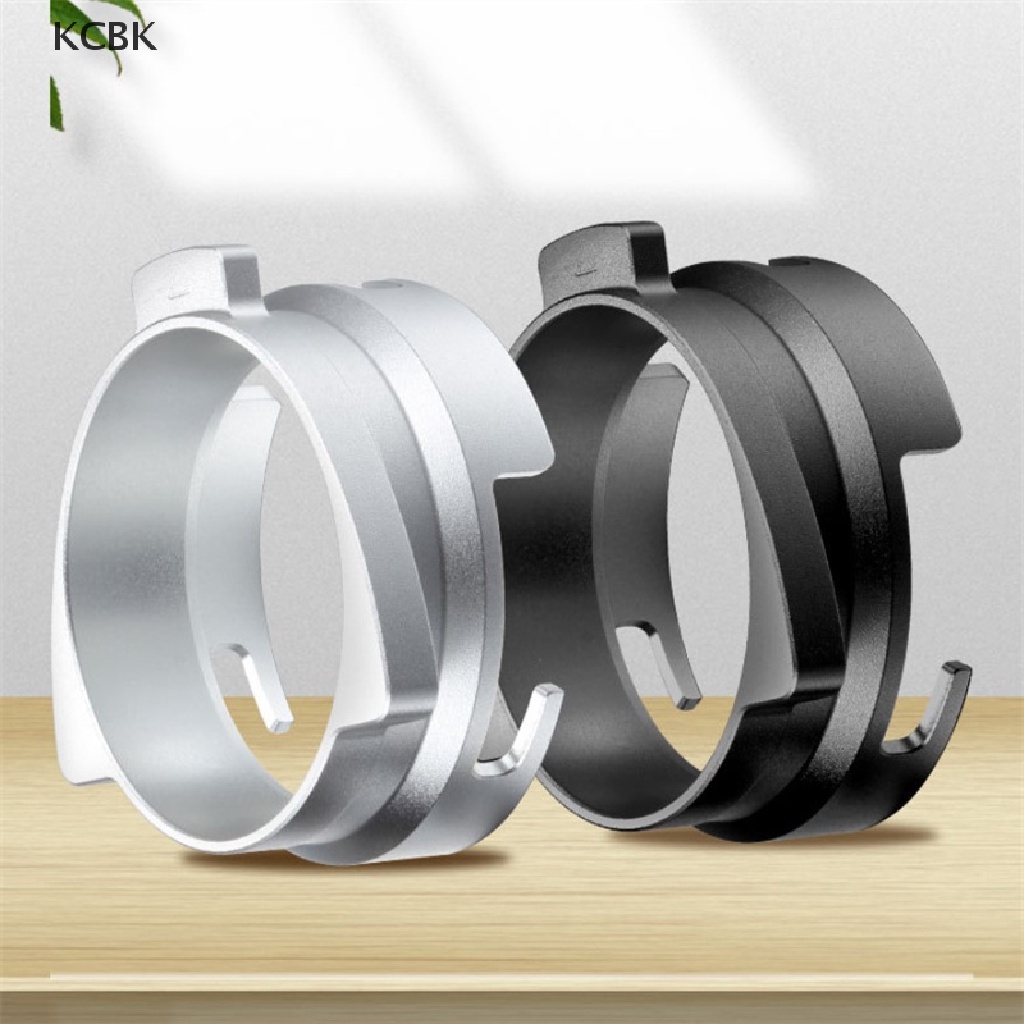 KC 54mm Coffee Receiving Dosing Ring Rotatable Aluminum Alloy Loop for Breville 8 BK