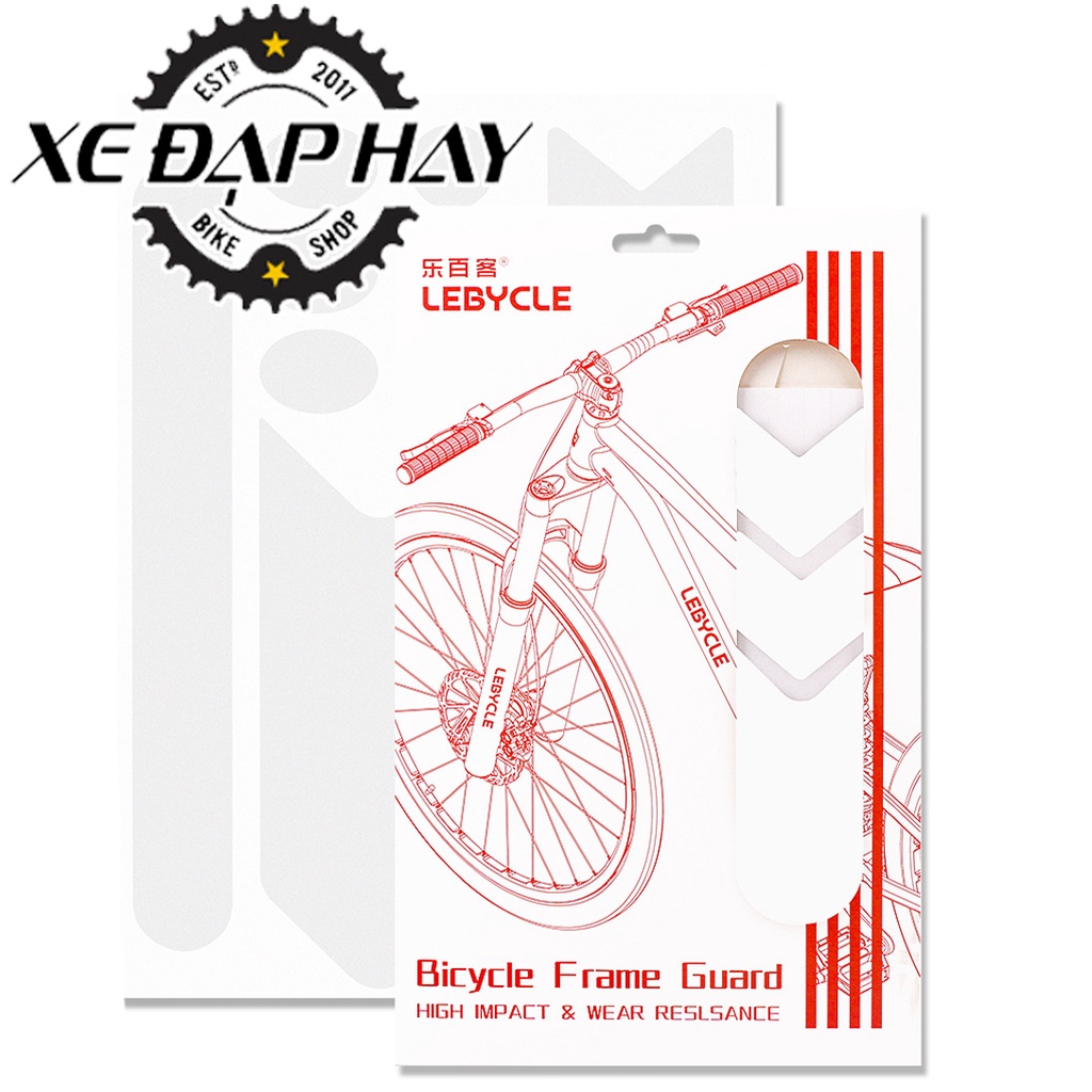 Decal Dán Bảo Vệ Khung Xe Đạp | Bộ Decal Trong Suốt Dán Bảo Vệ Các Vị Trí Dễ Trầy Xước Sơn Trên Khung Xe