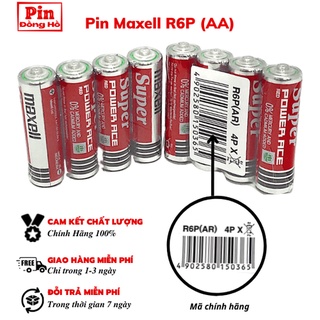 " pin aa maxell r6p 1 hộp 40 - pin tiểu super power chính hãng dùng cho cmos, remote, đồ chơi, thiết bị điện t