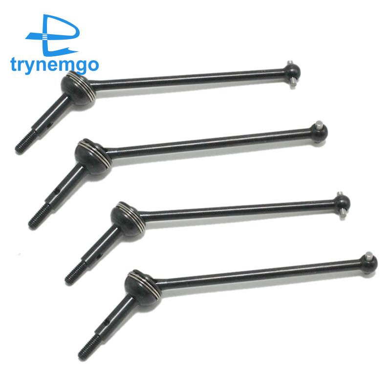 Bộ 4 Thanh Trục Truyền Động Trước Và Sau Bằng Thép CVD Cho WLtoys 144001 124018 124019 Phụ Kiện Nâng Cấp Cho Xe Điều Khiển Từ Xa