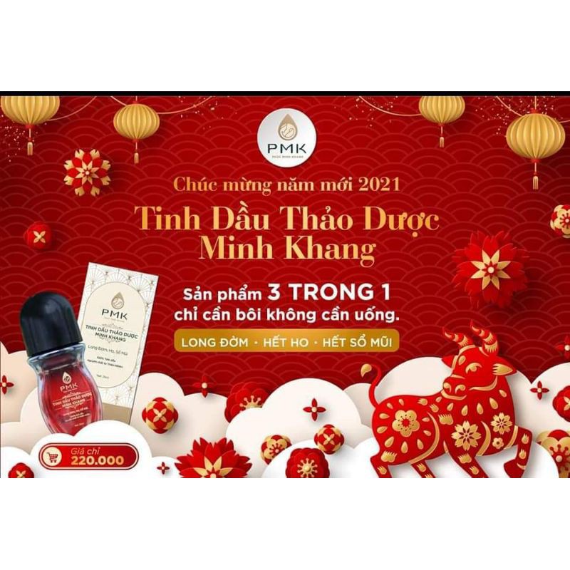 [CHÍNH HÃNG] TINH DẦU THẢO DƯỢC MINH KHANG