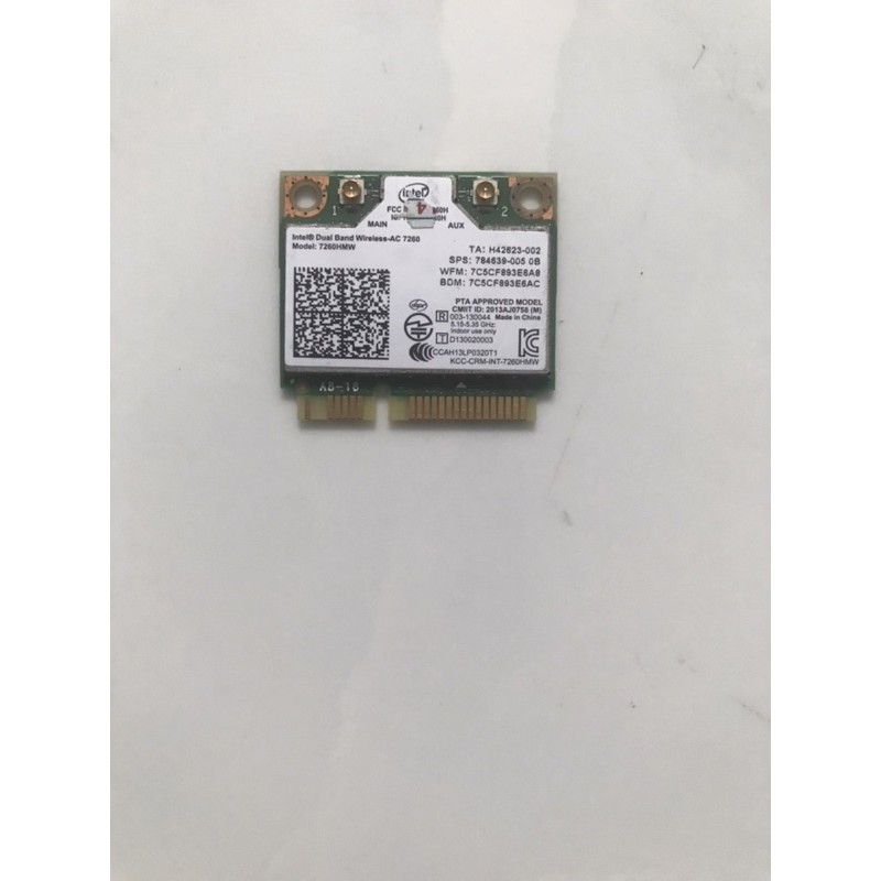 Card wifi cho laptop 7260HMW