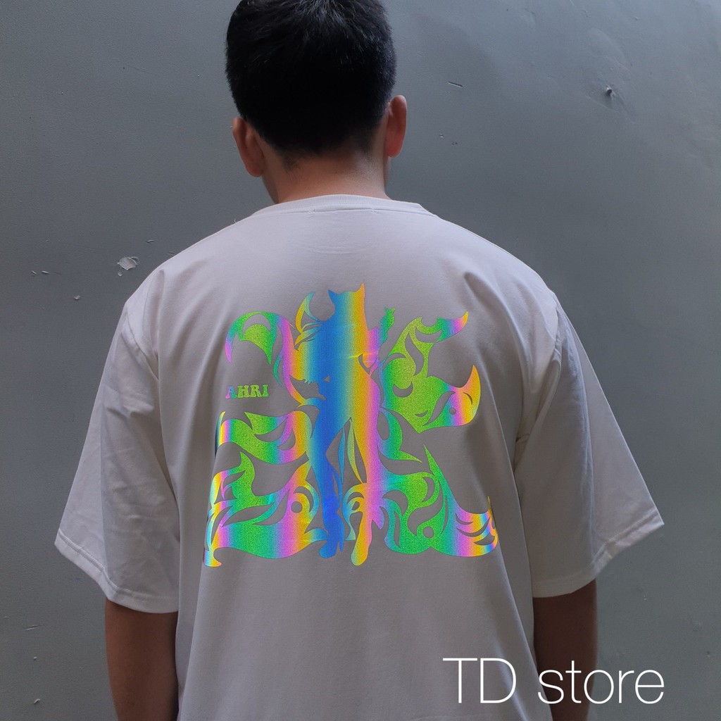 Áo thun phản quang LMHT Hình Ahri